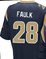 Marshall Faulk home and away jersey