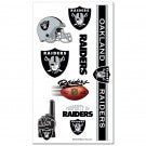 Oakland Raiders temporary tattoos.