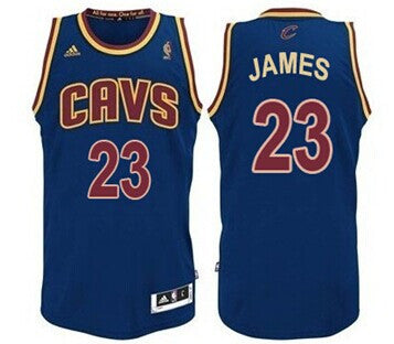 Lebron James Cleveland Cavaliers Blue Short Sleeve Jersey Shirt Boys 2XL