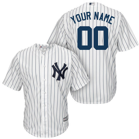 Men's New York Yankees Aaron Judge Majestic Home White/Navy Cool