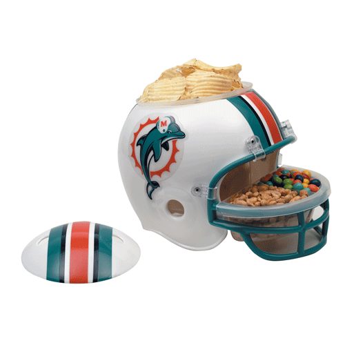 Miami Dolphins snack helmet