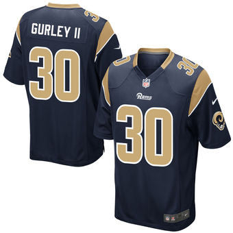 Men's Los Angeles Rams White Gold & Black Gold Jersey - All Stitched