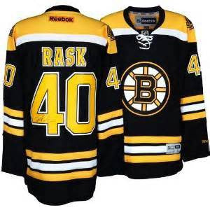 Tuukka Rask Boston Bruins Unsigned Black Jersey in Net Photograph