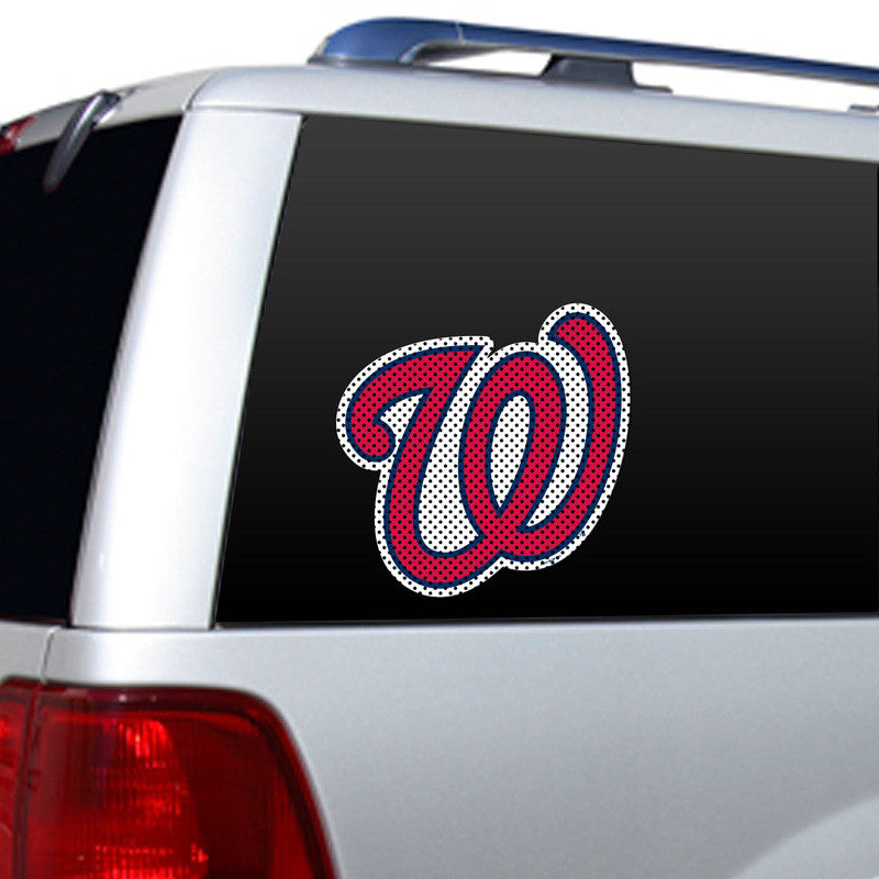 Washington Nationals Large Window Film - Sports Nut Emporium