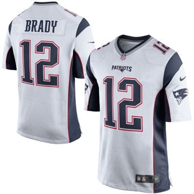Tom Brady new England Patriots Nike Elite Men's football jersey (White)