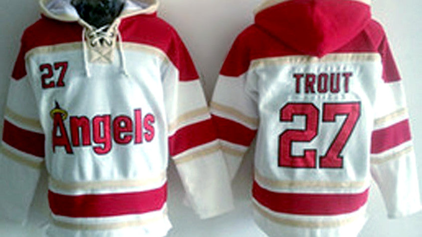 Los Angeles Angels Anaheim Ducks Mike Trout Authentic Hockey