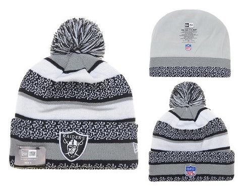 Oakland Raiders Winter Knit Beanie (039) - Sports Nut Emporium