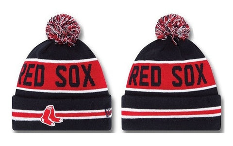 Boston Red Sox MLB  Logo Stitched Knit Beanie 003 - Sports Nut Emporium