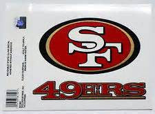 San Fransisco 49ers static cling - Sports Nut Emporium